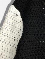 ニット編みボンバージャケット