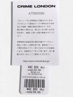エイジング加工レザースニーカー