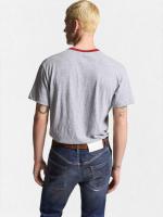 バスケットボールプリント半袖Tシャツ