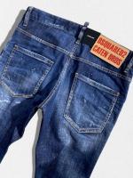 パッチワークデザインテーパードデニムパンツ《SKATER JEAN》