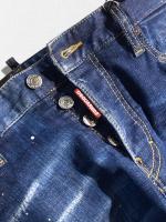 パッチワークデザインテーパードデニムパンツ《SKATER JEAN》