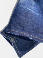 パッチワークデザインテーパードデニムパンツ《SKATER JEAN》