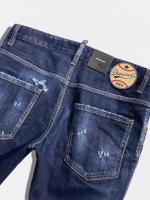 ダメージ＆ウォッシュ加工テーパードデニムパンツ《SKATER JEAN》