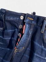 ダメージ＆ウォッシュ加工テーパードデニムパンツ《SKATER JEAN》