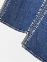 ダメージ＆リペア加工ストレートデニムパンツ《LOOSE JEANS》