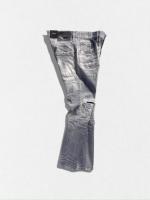 ダメージ＆リペア加工テーパードデニムパンツ《SKATER JEAN》
