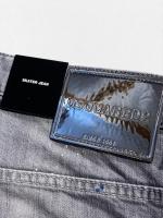 ダメージ＆リペア加工テーパードデニムパンツ《SKATER JEAN》