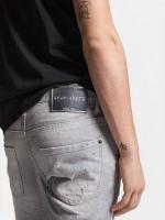 ダメージ＆リペア加工テーパードデニムパンツ《SKATER JEAN》