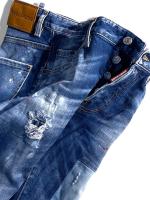 ダメージ加工テーパードデニムパンツ（Skater Jean）