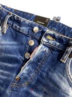 ダメージ加工テーパードデニムパンツ（Skater Jean）