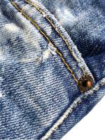ダメージ加工テーパードデニムパンツ（Skater Jean）