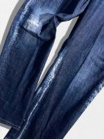 ウォッシュ＆ダメージ加工テーパードデニムパンツ《BRO JEAN》