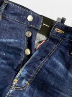 ウォッシュ＆ダメージ加工テーパードデニムパンツ《BRO JEAN》