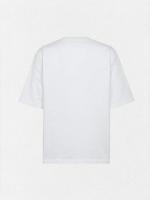 ルーズフィットクルーネックスウェットTシャツ