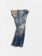ウォッシュテーパードデニムパンツ