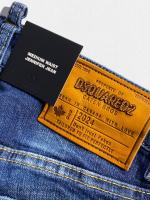 ダメージ加工テーパードデニムパンツ《MEDIUM WAIST JENNIFER JEAN》