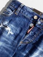 ダメージ加工テーパードデニムパンツ《MEDIUM WAIST JENNIFER JEAN》
