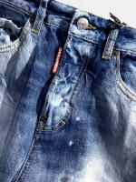 ダメージ加工ワイドデニムパンツ《TRAVELLER JEANS》