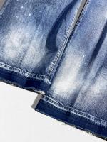 ダメージ加工ワイドデニムパンツ《TRAVELLER JEANS》