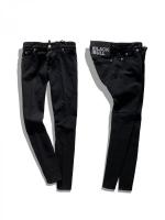 ブラックテーパードデニム《JENNIFER CROPPED JEAN》