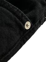 ブラックテーパードデニム《JENNIFER CROPPED JEAN》