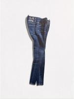 ダメージ加工テーパードデニムパンツ《MEDIUM WAIST JENNIFER JEAN》
