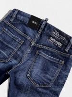 ダメージ加工テーパードデニムパンツ《MEDIUM WAIST JENNIFER JEAN》