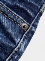 ダメージ加工テーパードデニムパンツ《MEDIUM WAIST JENNIFER JEAN》