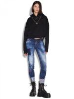 ペンキデニム《JENNIFER CROPPED JEAN》