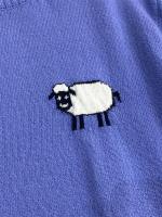 RAM刺繍クルーネックニット
