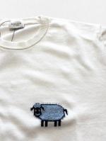 RAM刺繡ニットTシャツ