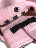 スカル＆ロゴ刺繍パイル地ボウリングバッグ
