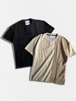 ニットドッキングTシャツ