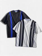 異素材ドッキングTシャツ