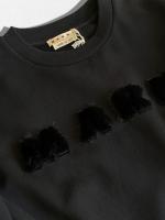 ロゴ入りクルーネックトレーナー