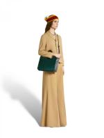 トロピカルウール製フレアワイドパンツ