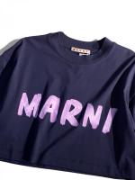 クロップド丈クルーネックTシャツ