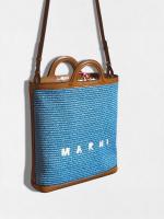 ロゴ刺繍入り2WAYラフィアサマートートバッグ