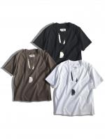 プリントクルーネックＴシャツ