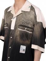 ヴィンテージ加工ボーリングシャツ