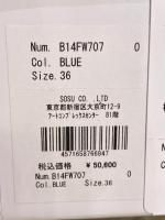 トゥースペーストヒールレザーサンダル