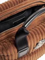 コーデュロイダウンミニトートバッグ