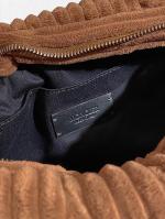 コーデュロイダウンミニトートバッグ