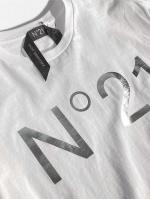 ロゴデザインクルーネックTシャツ