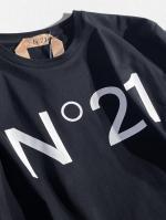 ロゴデザインクルーネックTシャツ