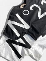 オーバーフィットクルーネックTシャツ