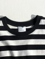 ショート丈ボーダーTシャツ