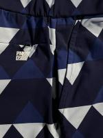 ジオメトリック柄ナイロンショートパンツ