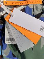 ジオメトリック柄ナイロンショートパンツ