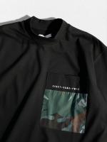 モックネックTシャツ